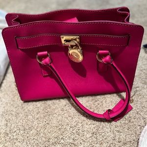 Michael kors purse fuschia new no tags leather